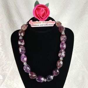 Handmade Amethyst Sterling Silver Necklace